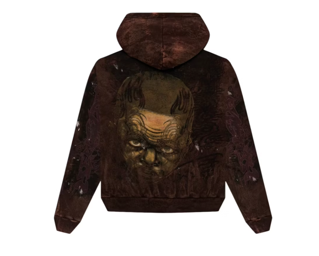 Hellstar Graffiti Hoodie Brown