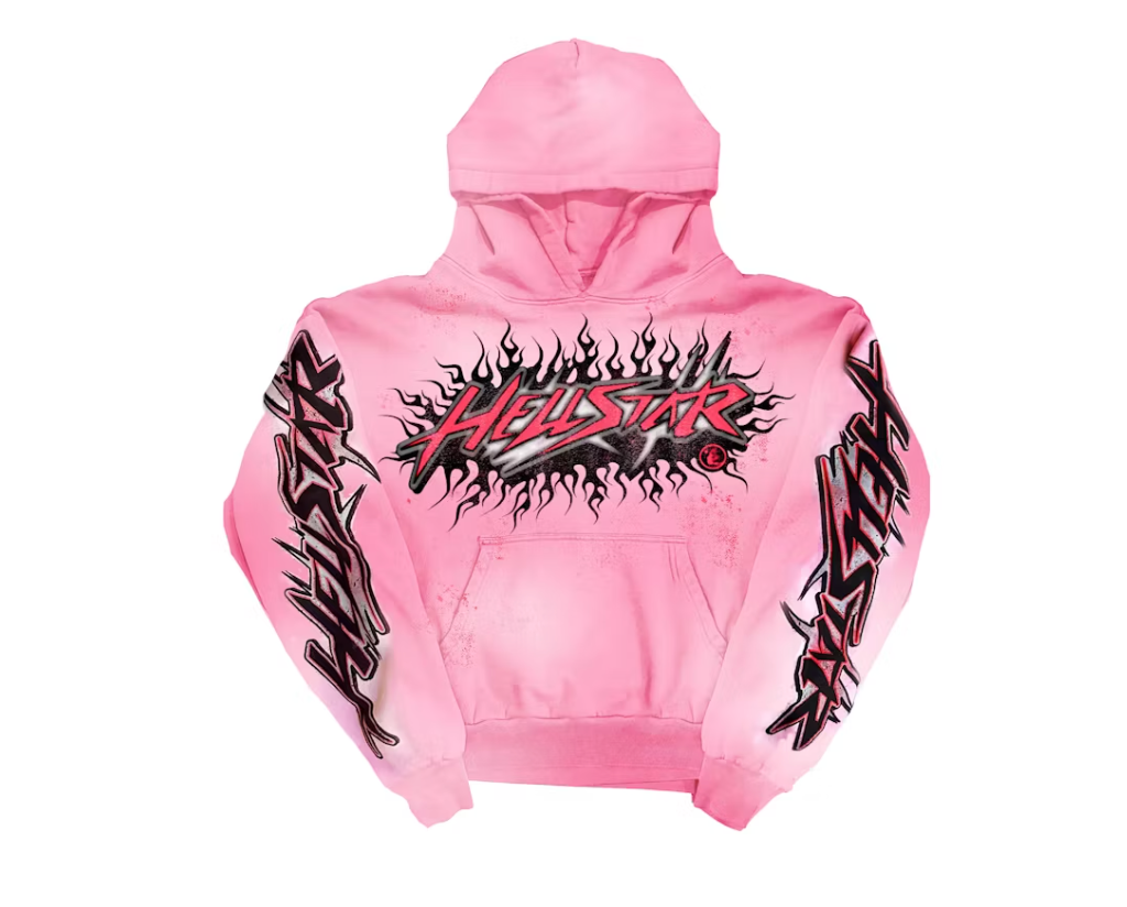 Hellstar Brainwashed Without Brain Hoodie Pink