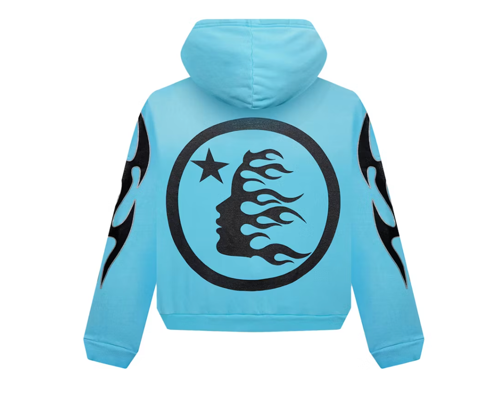 Hellstar Studios Zip Hoodie Blue