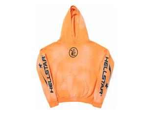 Hellstar Fire Orange Hoodie Orange Dye