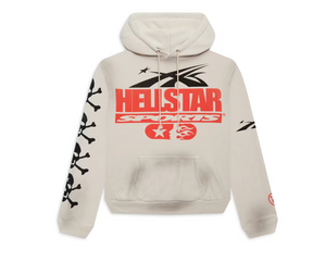 Hellstar If You Dont Like Us Beat Us Hoodie White