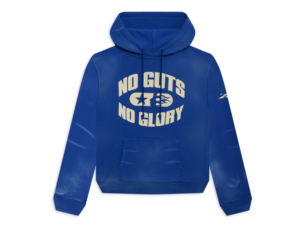 Hellstar No Guts No Glory! Hoodie Hoodie Blue