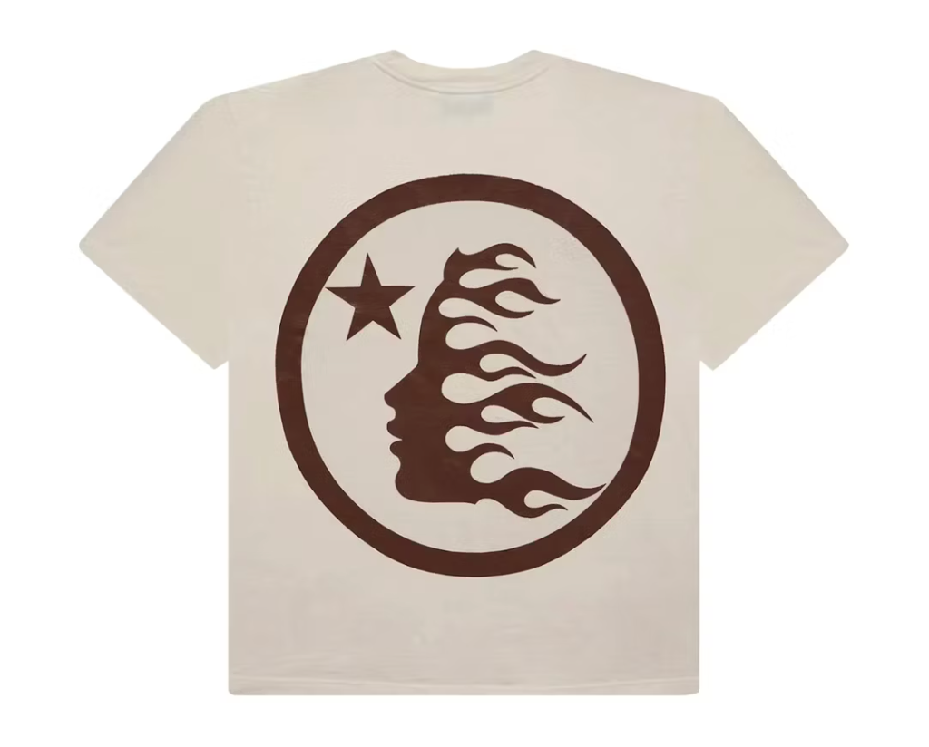 Hellstar Classic T-shirt (Gel Print) White/Brown