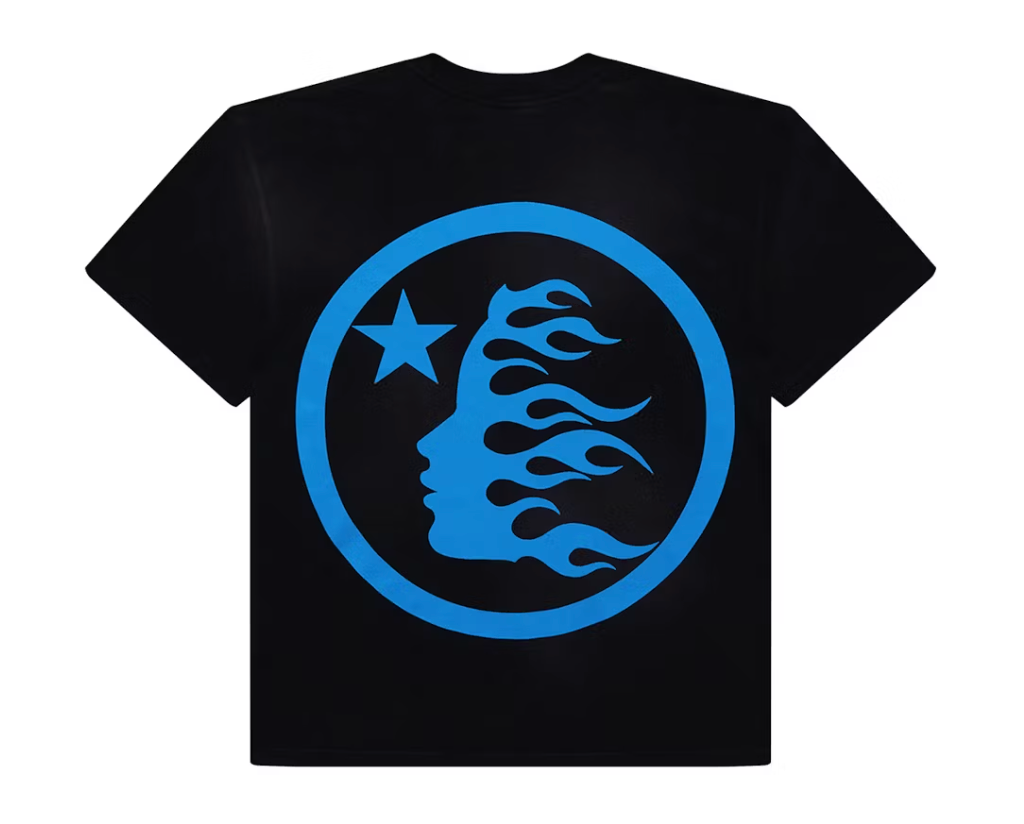 Hellstar Classic T-shirt (Gel Print) Black/Blue