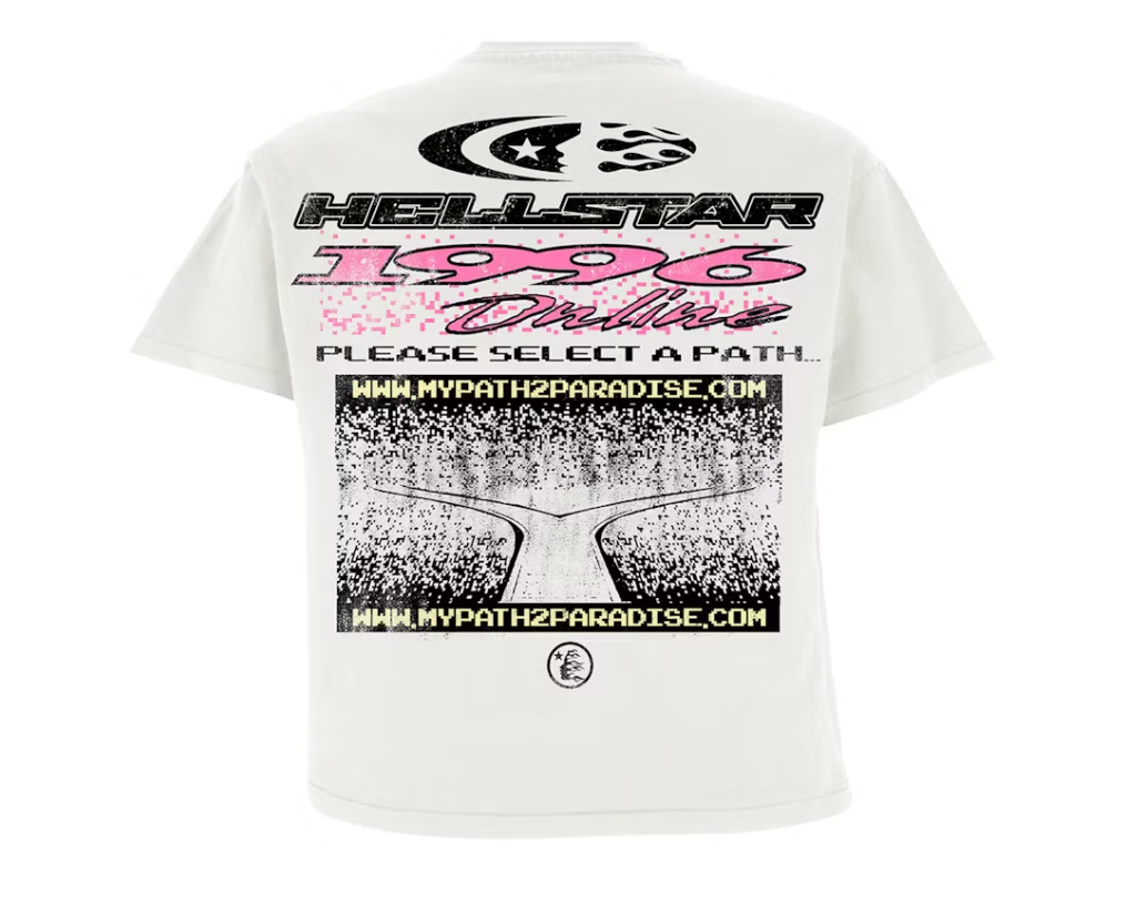 Hellstar Pixel T-Shirt White