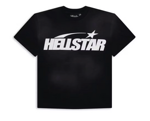 Hellstar Classic Logo Gel Print T-shirt Black
