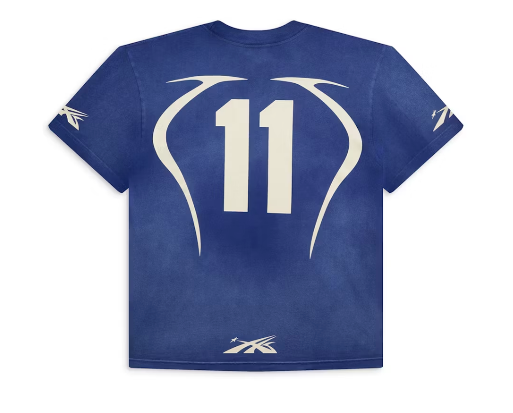 Hellstar Warm Up T-shirt Blue