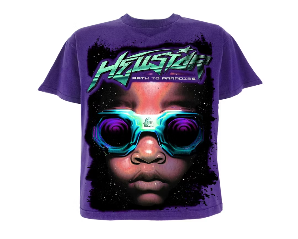 Hellstar Goggles T-Shirt Purple