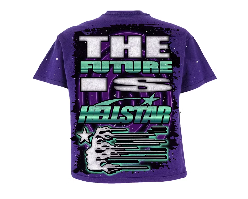 Hellstar Goggles T-Shirt Purple