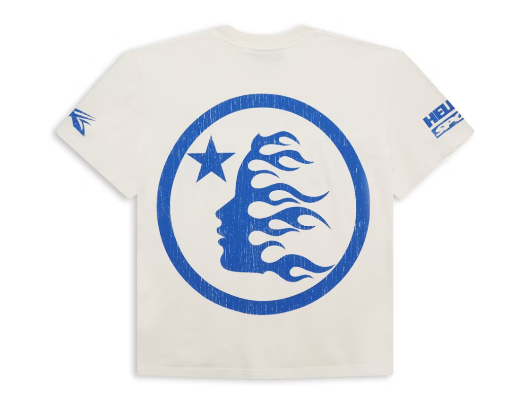 Hellstar Beat Us! T-shirt White/Blue