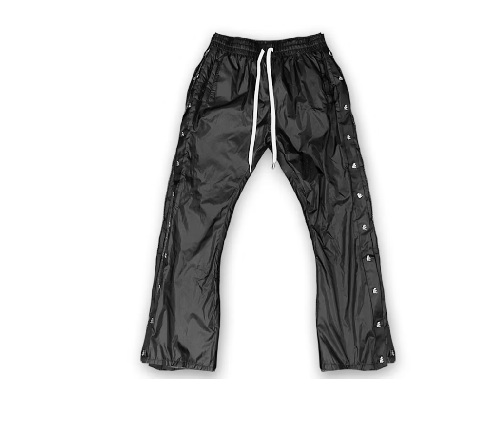 Hellstar Waxed Nylon Sweatpants Black