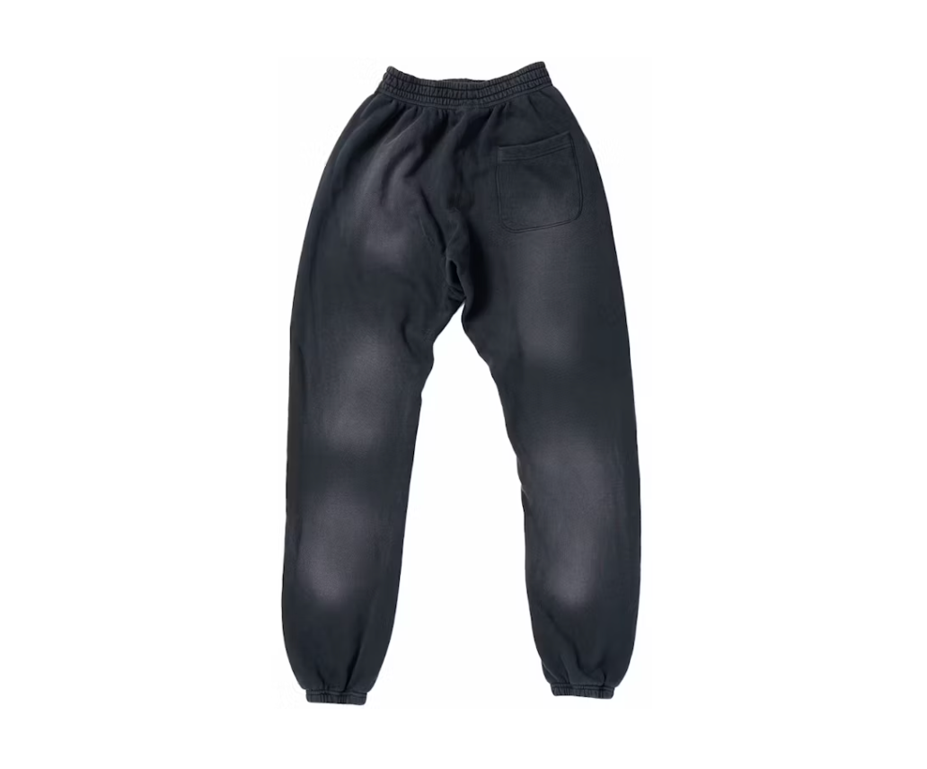 Hellstar No Guts No Glory Closed Elastic Bottom Sweatpants Midnight Dye Black
